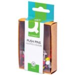 Q-Connect board pins assorted colours