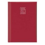 Agenda 2025 Settimanale 17x24 cm Gommato rosso