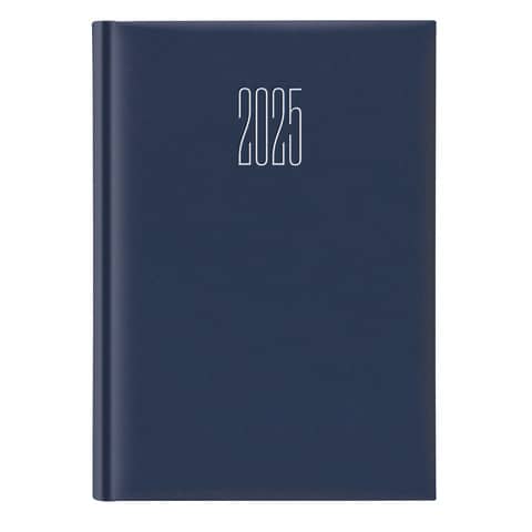Agenda 2025 Daily S/D matching 17x24 cm Rubberized blue
