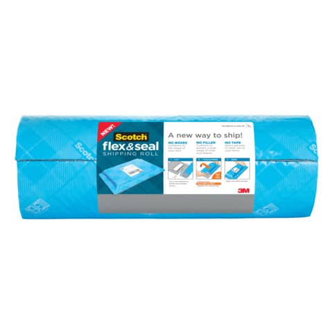 Rotolo per spedizioni Scotch Flex & Seal 38,1 cm x 6 mt blu