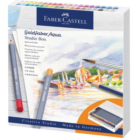 Matite acquarellabili Faber-Castell Goldfaber Aqua colori assortiti -