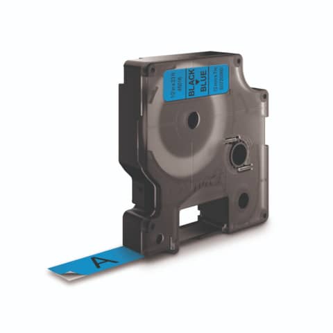 Nastro per etichettatrici Dymo D1 12 mm x 7 m Nero/Blu