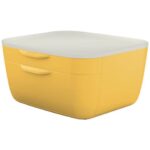 Cassettiera Cosy - 2 cassetti - 25x14,3x27,5 cm Leitz giallo caldo
