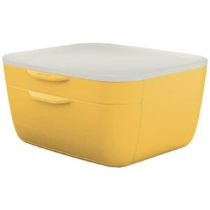 Cosy chest of drawers - 2 drawers - 25x14,3x27,5 cm Leitz warm yellow