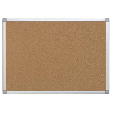 EC - Pannello in sughero Q-Connect 60x45 cm con cornice in alluminio