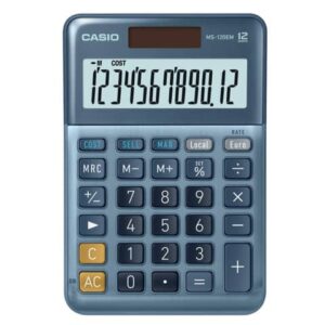Calcolatrici da tavolo CASIO Extra Big LC solare e batteria display 12 cifre -