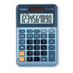 Casio MS-100EM-W-EP Desktop Calculator - blue - solar and