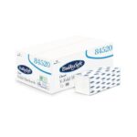 Asciugamani interfogliati piagatura a V Bulkysoft Classic 24x21,5 cm bianco