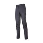 Pantalone da lavoro Meek U-Power grigio acciaio - 6 tasche - Taglia L