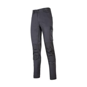 Pantalone da lavoro Meek U-Power grigio acciaio - 6 tasche - Taglia L
