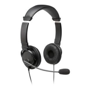 Cuffie USB ad alta fedeltà Kensington con microfono nero