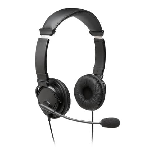 Cuffie USB ad alta fedeltà Kensington con microfono nero