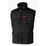 Gilet multitasche da lavoro First U-Power nero carbone - Taglia L