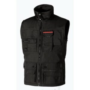 Gilet multitasche da lavoro First U-Power nero carbone - Taglia L