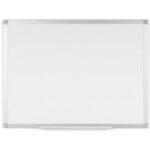 Q-Connect magnetic erasable white enamel board 60x45 cm