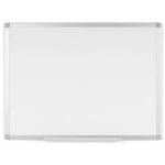 Lavagna magnetica cancellabile Q-Connect bianca laccata 60x45 cm