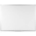 Q-Connect magnetic erasable white enamel board 90x60 cm