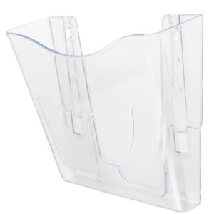 Vaschetta portadocumenti deflecto® A4 verticale in polistirolo con kit di