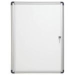 Bi-Office Enclore Budget magnetic notice board with aluminium frame 4xA4