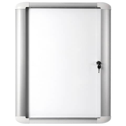 Bacheca magnetica Bi-Office MasterVision Outdoor con cornice in alluminio 4xA4
