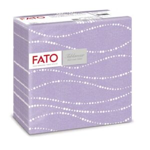 Folded napkins 1 ply Fato Tablewear 40x40 cm pure cellulose Pearl decor