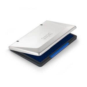 Cuscinetti in feltro per timbri Trodat 9052M - 11x7 cm blu - coperchio in