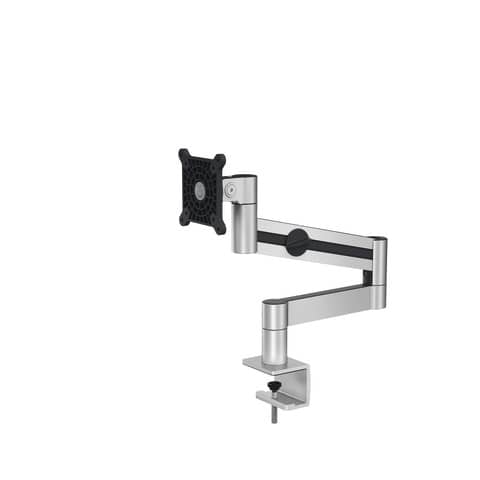 Monitor arm for 1 screen max 27" DURABLE metallic silver
