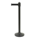 Securit® marker post 95x6,4x6,4 cm retractable tape black 2,1