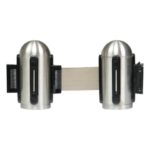 Attacco murale con nasto retrattile 2,1 m grigio Securit® 14,3x7,5x7,5 cm