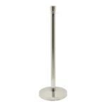 Set of 2 Securit® Budget 100x33x33 cm path marking columns - chrome-plated