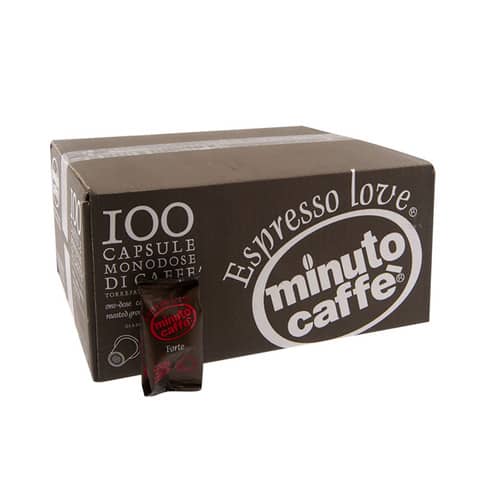 Caffè in capsule compatibili Nespresso Minuto caffè Espresso love3 forte -