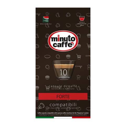 Nespresso compatible capsules Minuto coffee Espresso love3 forte -