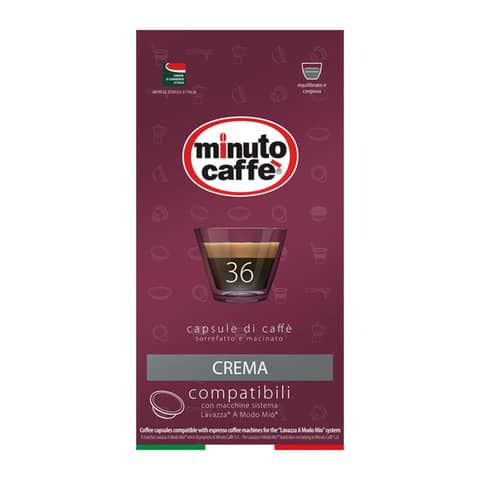 Caffè in capsule compatibili A Modo Mio Minuto caffè Espresso love4