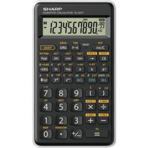 Sharp EL-501T Scientific Calculator with 146 functions and large 10+2 display