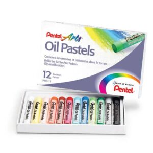 Pastelli a olio Pentel Arts Oil Pastel - 8 mm colori assortiti