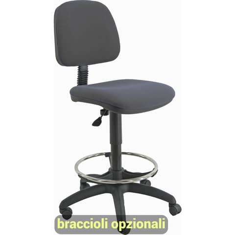Technical stool Unisit Esos EOE4S high seat - telescopic footrest -