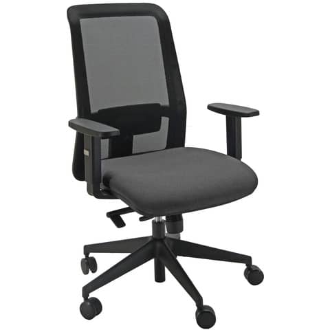 Sedia operativa girevole Unisit Jet JEA ergonomica schienale in rete -