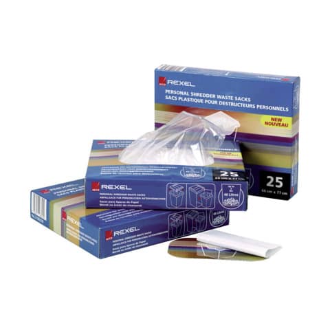 Sacchetti di plastica per distruggidocumenti Rexel AS 40 L