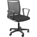 Sedia operativa girevole Unisit Light N smart - schienale in rete nero - con