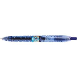 Penna roller gel a scatto Pilot B2P Begreen punta media 0,7 mm blu
