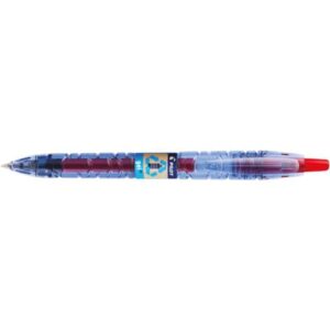 Penna roller gel a scatto Pilot B2P Begreen punta media 0,7 mm rosso