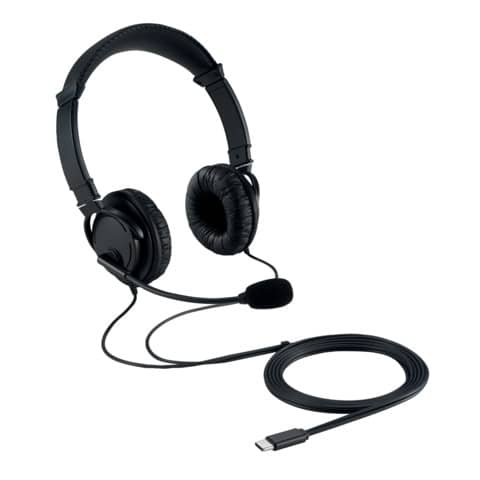 Cuffie Hi-Fi USB-C - con microfono Kensington nero