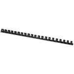Spirali in PVC per rilegatura Q-Connect 14 mm - colore nero -