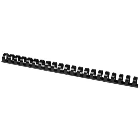 Spirali in PVC per rilegatura Q-Connect 18 mm - colore nero -