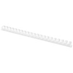 Spirali in PVC per rilegatura Q-Connect 18 mm - colore bianco -