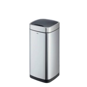 Cestino con sensore DURABLE NO TOUCH argento metallizzato - capienza 35 Lt -