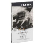 Matita in grafite Lyra Rembrandt Art Design in astuccio in metallo 12 pezzi