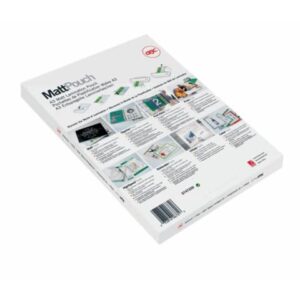 Pouches per plastificatrici GBC matt - 2x75 µm - opache - A4
