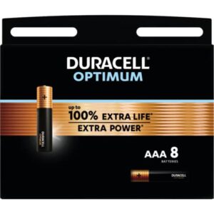 Batteria alcaline Duracell Optimum Ministilo AAA - MN2400 mAh - blister da