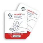 Gel Alcolico Mani Papernet Mini Defend Tech - trasparente -
